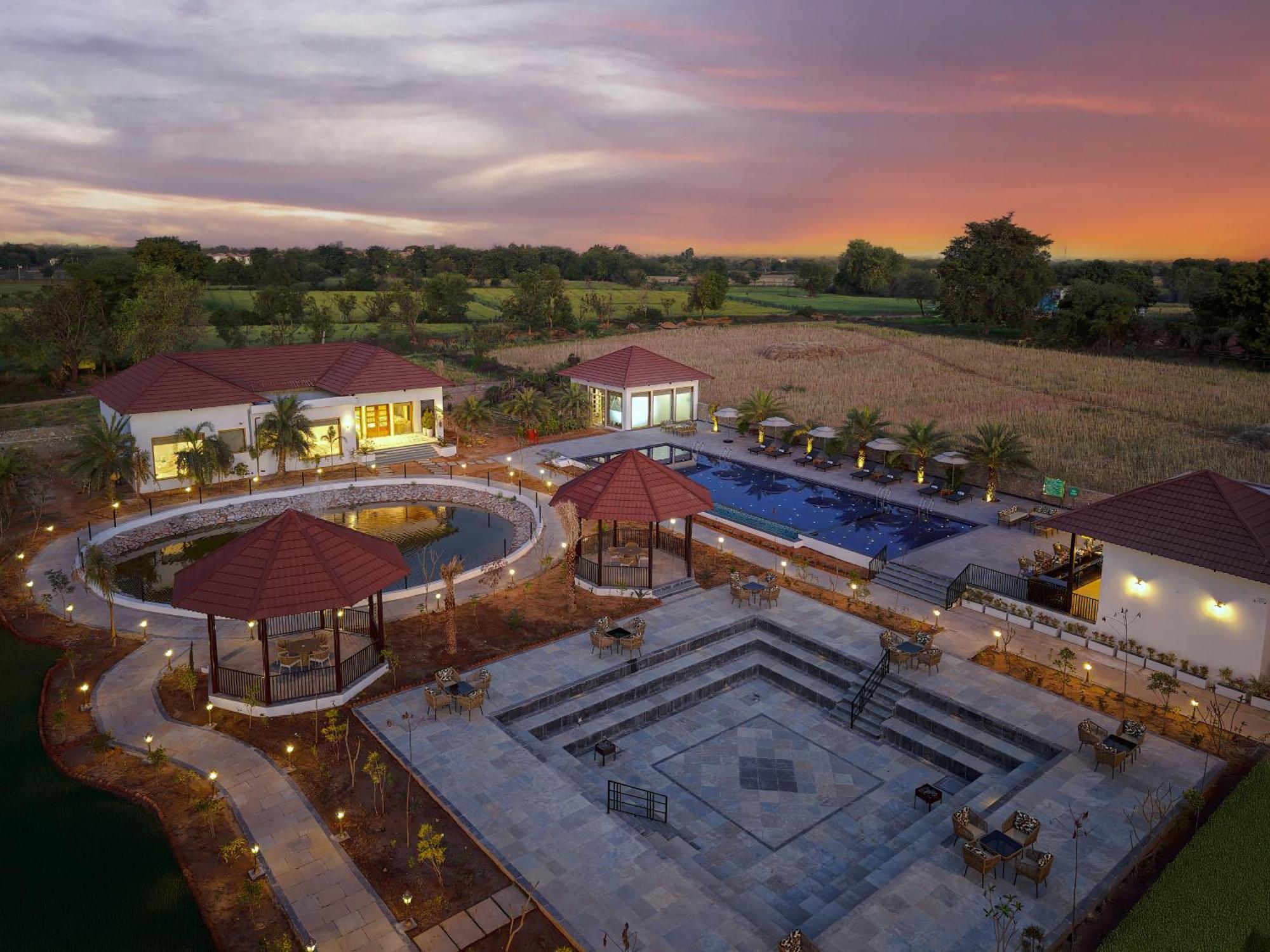 Ranthambore Bagh Palace Sawai Madhopur Buitenkant foto